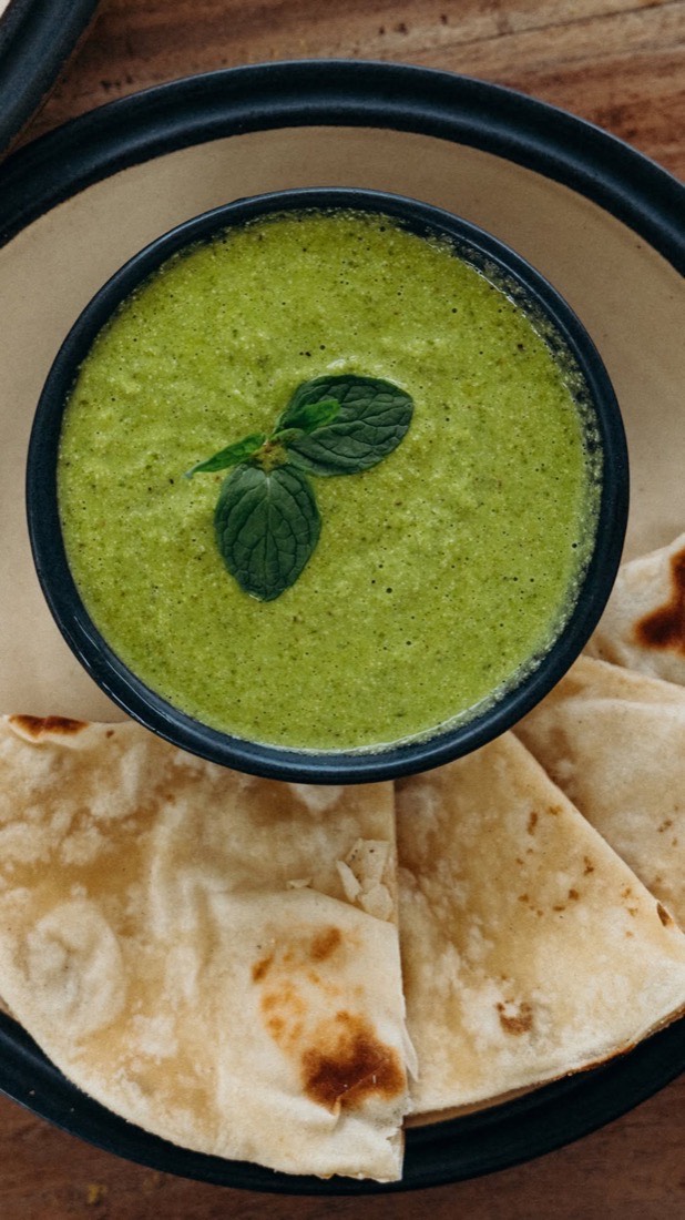 Fresh vegan food served during a yoga retreat in Sri Lanka