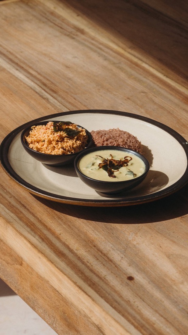 Fresh plant-based cuisine at Lanka Yoga, Sri Lanka